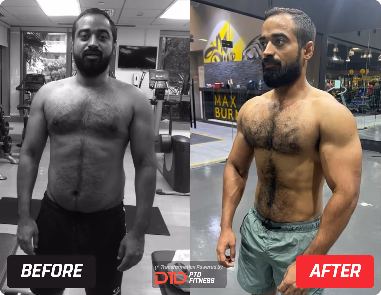 PTD client transformation from before to after