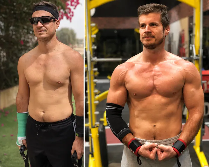 Maurice before and after 1-on-1 PTD coaching