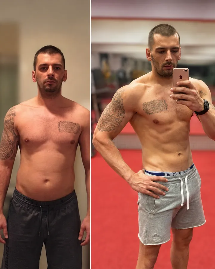 Milan before and after PTD coaching